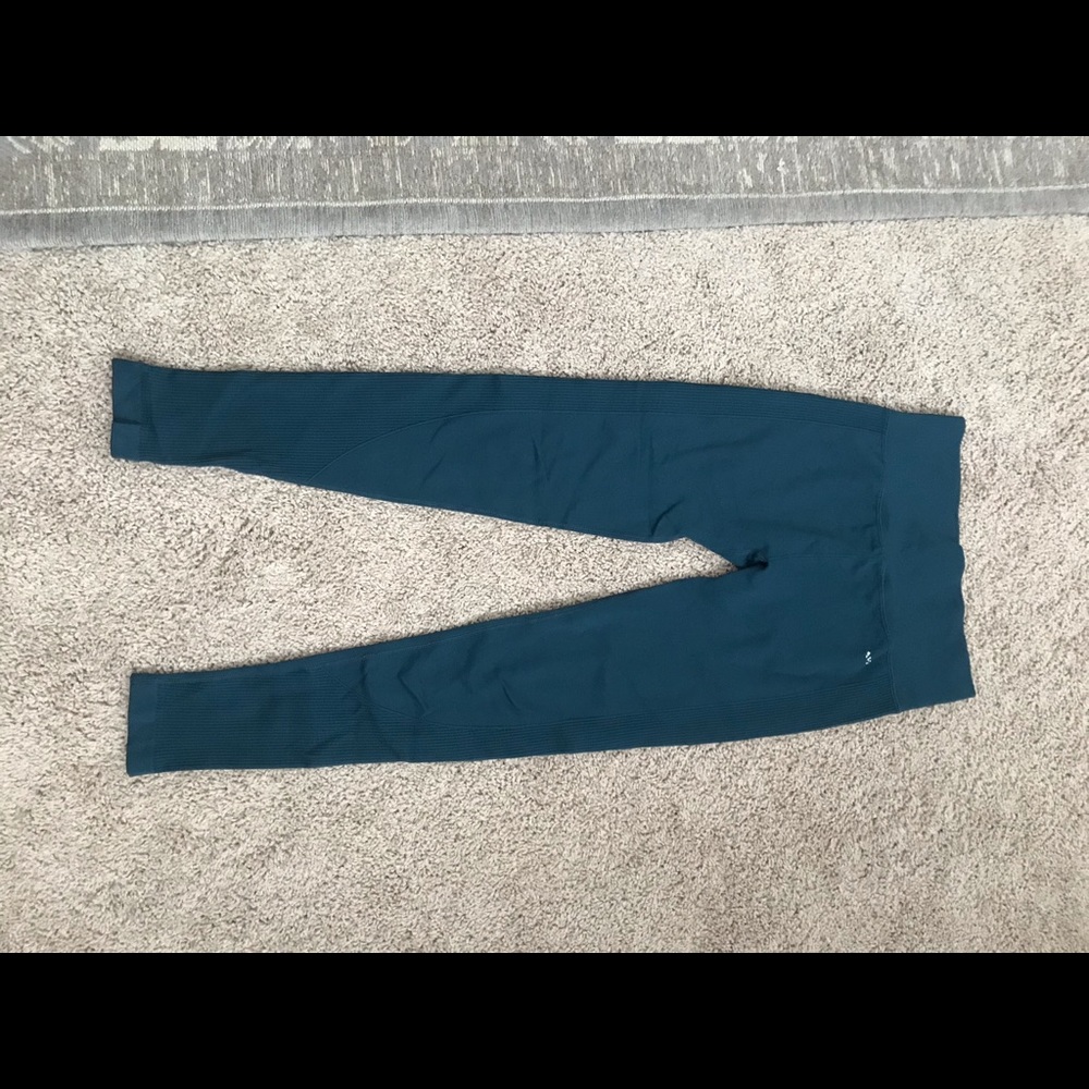Teal seamless leggings